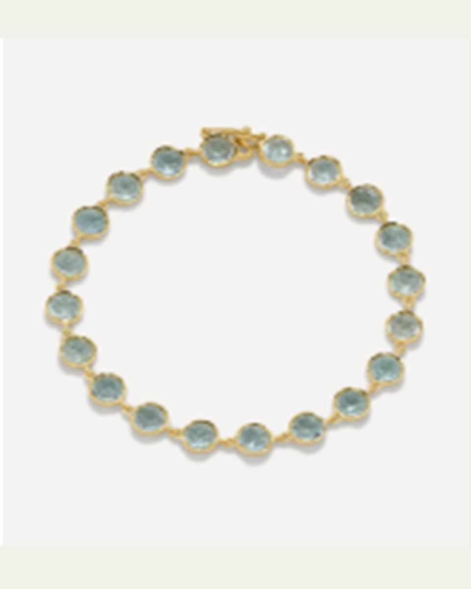 18k Yellow Gold 7" Bracelet W 5mm Ro